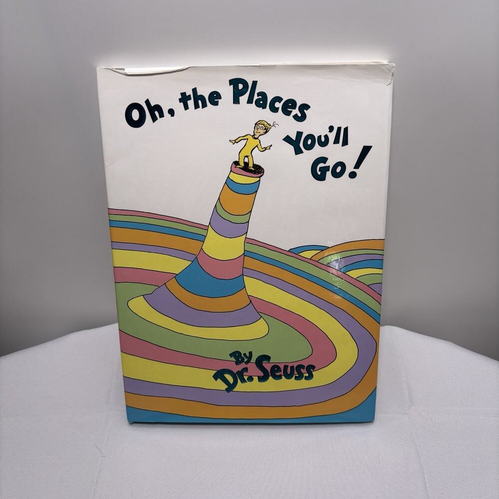 Oh, the Places You'll Go! by Seuss (1990, Hardcover)